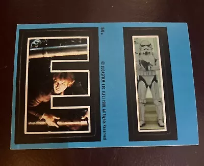 1980 Topps Star Wars - The Empire Strikes Back Sticker 54 EI Han Stormtrooper. • $3.99