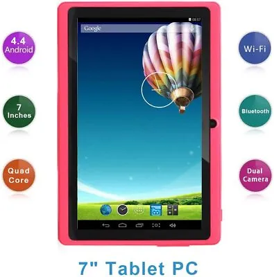 Haehne 7 Inch Tablet PC Google Android 5.0 Quad Core 1GB RAM 8GB ROM Dual • £55.70