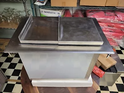 Advance Tabco D-12-IBL Stainless Steel Drop-In Ice Bin - 12  X 18  • $400