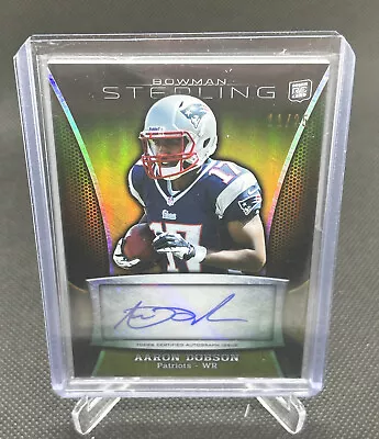 2013 Bowman Sterling - Autographs Gold Refractor #BSA-AD Aaron Dobson /25 • $4.74