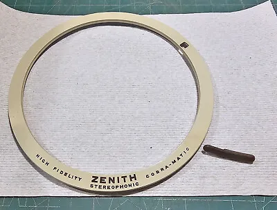 Zenith Cobra Matic Turntable Part (VM 1201) - Platter Trim Bezel • $19.99