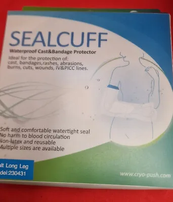 £7.99 • Buy Sealcuff Waterproof Cast & Bandage Protector For Long Leg, Brand New, CG W28