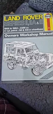Haynes Car Manual Landrover Series II  IIa & III • £0.99