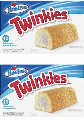 Hostess Twinkies | 13.58 Ounce Box | 10 Count | Pack Of 2 (20 Total Twinkies) • $19.99