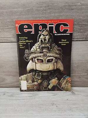 Epic Illustrated Vol.1 #11 April 1982 Features Run For The Stars-Harlan Ellison • $14.99