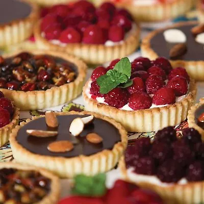 £9.29 • Buy KitchenCraft 10cm Loose Base Tart Tins Stainless Steel - Set Of 6 