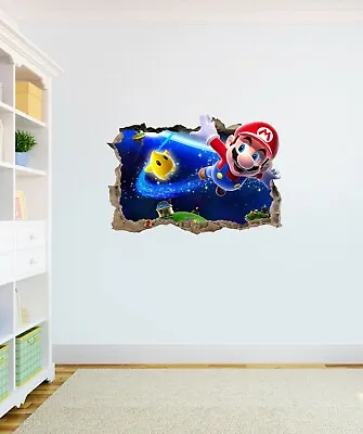 £3.58 • Buy Super Mario Wall Art Sticker Game High Quality Bedroom Decal Print Boys Girls