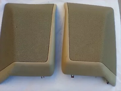 Mercedes W126 420sel 560sel 560sec Parchment Beige Pair Rear Speaker Cover 85-91 • $225