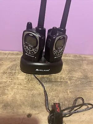 Midland GXT1000 XTRA Talk GXT1000p Walkie Talkies W/Charging Dock New Battery’s • $49.99