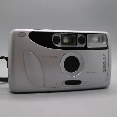 Boots 350 AF 35mm Film Point And Shoot Camera Silver Tested A2 • £34.99