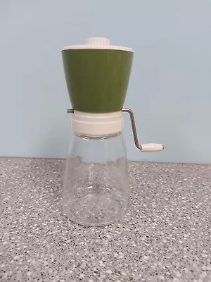 Vintage Federal Housewares Green Nut Grinder With Original Lid • $12.95