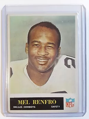 1965 Philadelphia Mel Renfro Rookie #53 Football Card Dallas Cowboys • $75