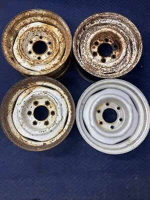 4 -15” 4 Nub Bump Steel Wheels For 6 Lug Chevy GMC Truck Blazer 1971-1987 OEM #6 • $499.95