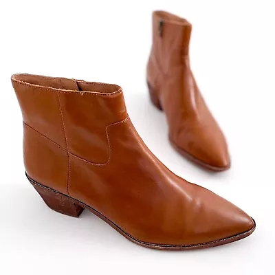 Madewell Brown Leather Charley Boot 11 Pointed Toe • $65