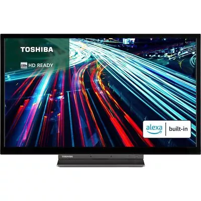 Toshiba 24WK3C63DB 24 Inch LED 720p HD Ready Smart TV Bluetooth WiFi • £146