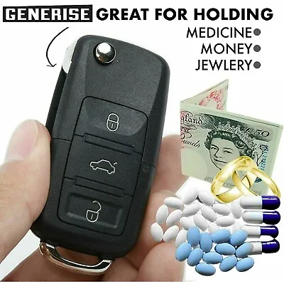 £3.99 • Buy Car Key Safe Secret Hidden Compartment Stash Keyring Pill Box Festival Season UK