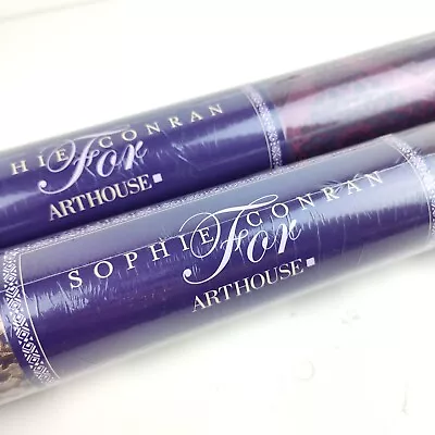 Sophie Conran For Arthouse Wallpaper - Zaggaro Purple - 674900 A6 - Brand New • £18