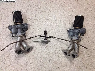 Solex Dual Carb Carburetor Setup Complete Volkswagen Beetle Bus Bug VW • $399.99