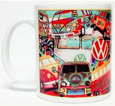 300ml Ceramic Coffee Mug - Kombi Collage • $21.20