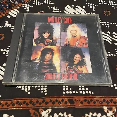 Motley Crue Shout At The Devil CD ORIGINAL EARLY PRESS! Elektra E2-60289 RARE! • $20