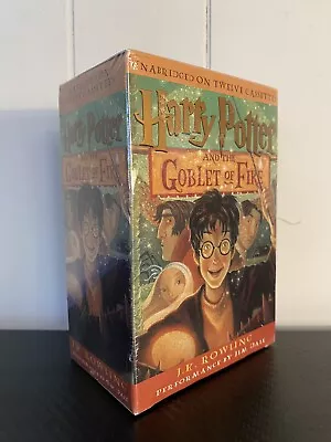 HARRY POTTER AND THE GOBLET OF FIRE 12 Cassette Unabridged AUDIOBOOK NEW/SEALED • $9.99