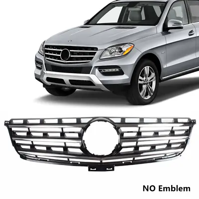 For 2012-2015 Mercedes Benz W166 ML350 ML550 Chrome Upper Grill Radiator Grille • $99.60