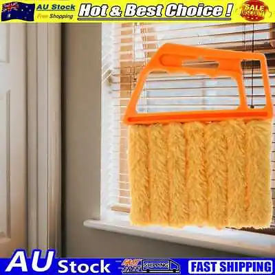 $9.19 • Buy Window Blind Cleaning Brush Air Conditioner Shutter Dust Cleaner (Yellow 1)