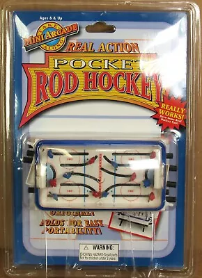 Basic Fun - Pocket Rod Hockey Mini-Arcade Game 2008 NIP • $39.99