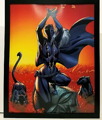 Black Panther Shuri By J. Scott Campbell 11x14 FRAMED Marvel Comics Art Print Po • $39.95