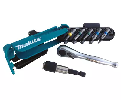 £18 • Buy Makita 12pc Screwdriver Bit Set Ratchet - P-79142
