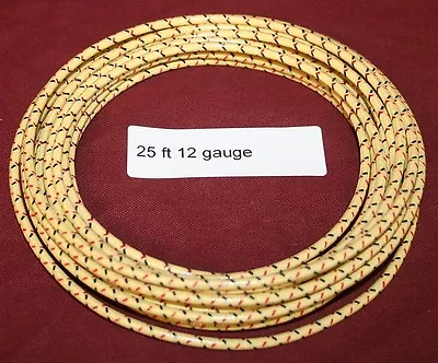 $37.90 • Buy 25 Ft 12 Ga Primary Yellow Wire Hit & Miss Gas Engine Buzz Coil