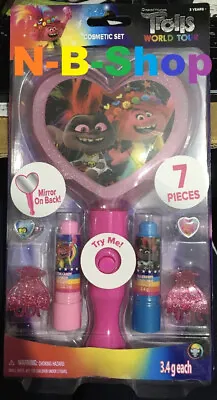 Trolls World Tour Cosmetic Light Up Mirror Gift Set- Girls Kids Childrens Gift • £7.97