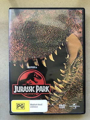 Jurassic Park (DVD 1993) Region 4 ActionAdventureSci-Fi Sam Neill Laura Dern • $4.99