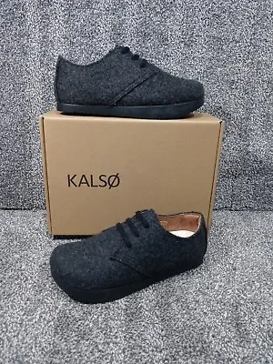 👞 NEW Kalso Earth Shoes Faroe Lokah Gray Wool Size 7.5 / 38  Womens VTG Classic • $144.49