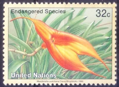 United Nations 1996 MNH Endangered Species King Of Masdevallias Orchids Flower • $1.75