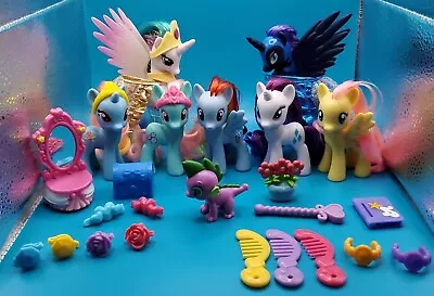 G4 My Little Pony 2013🌙MIDNIGHT IN CANTERLOT Complete! 7 Ponies + Accessories  • $105