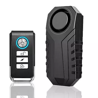 Wireless Anti-Theft Vibration Motorcycle Bike Alarm Remote Waterproof Bicycle US • $123.40