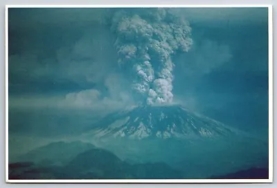 Postcard Volcanic Eruption Mt St Helens  May 18th 1980 Andre Print Unposted • $5.33