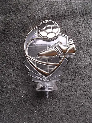 $8.99 • Buy Lot Of 9 Clear And Gold Soccer Theme Trophy Parts 5  Tall PDU