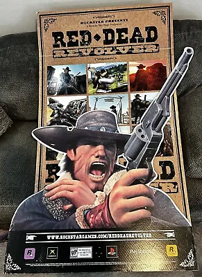 Rare Xbox PS2 Original Promo Store Display Standee-Red Dead Revolver • $800