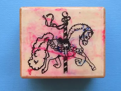 Carousel Horse Rubber Stamp By Impressive Stamps • $5.99