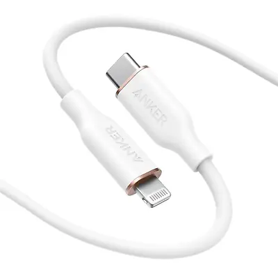 $39 • Buy NEW ANKER Powerline Soft USB-C To Lightning 1.8 Meter - White *AU STOCK*