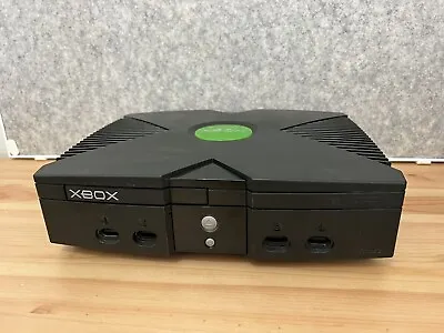 $65 • Buy Original Xbox Console -  Powers On Flashes Red Light PARTS - Needs A Clean