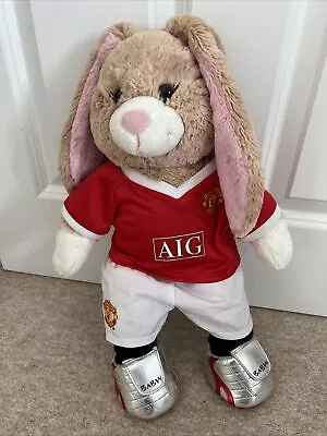 Build A Bear Rabbit With Man Utd Kit On • £2.50