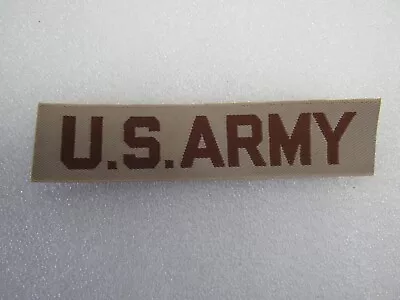 US Army Desert Tan Branch Name Tape Sew On Patch War On Terror Era Gulf Iraq • $4.95