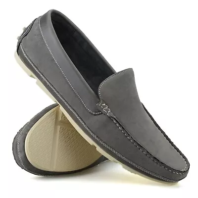 £19.95 • Buy Mens Casual Slip On Walking Loafers Moccasin Driving Boat Style Deck Shoes Size