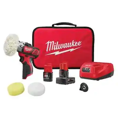Milwaukee 2438-22X M12 Variable Speed Polisher/Sander Kit • $227.42