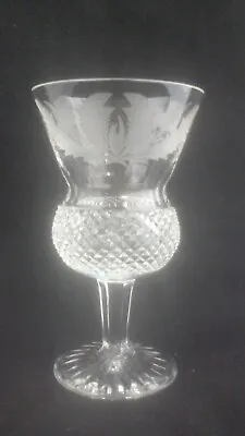 £60 • Buy Edinburgh Crystal Thistle Wine Glass