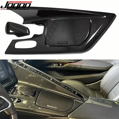 Carbon Console Shifter Panel Kits For C8 Corvette Stingray Coupe HTC Z06 Z51 20+ • $452.30