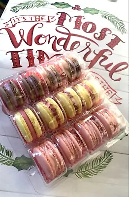 Delicious Handmade French Macarons (box Of 12) - Free Shipping • $25